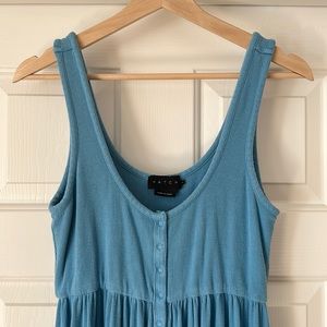 Hatch The Softest Rib Nursing Tank Dress Splash Blue